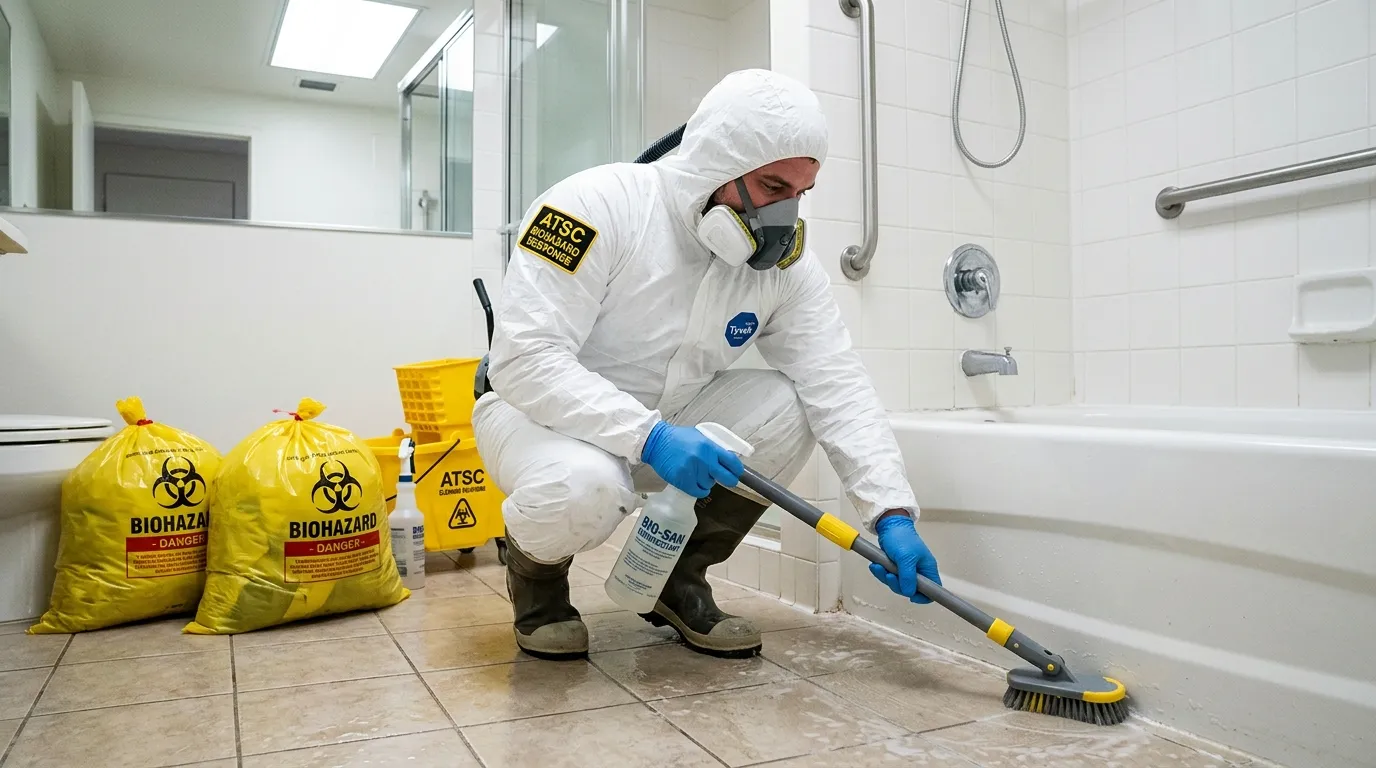 Decontamination equipment deployed for Blood Cleanup in Murphy